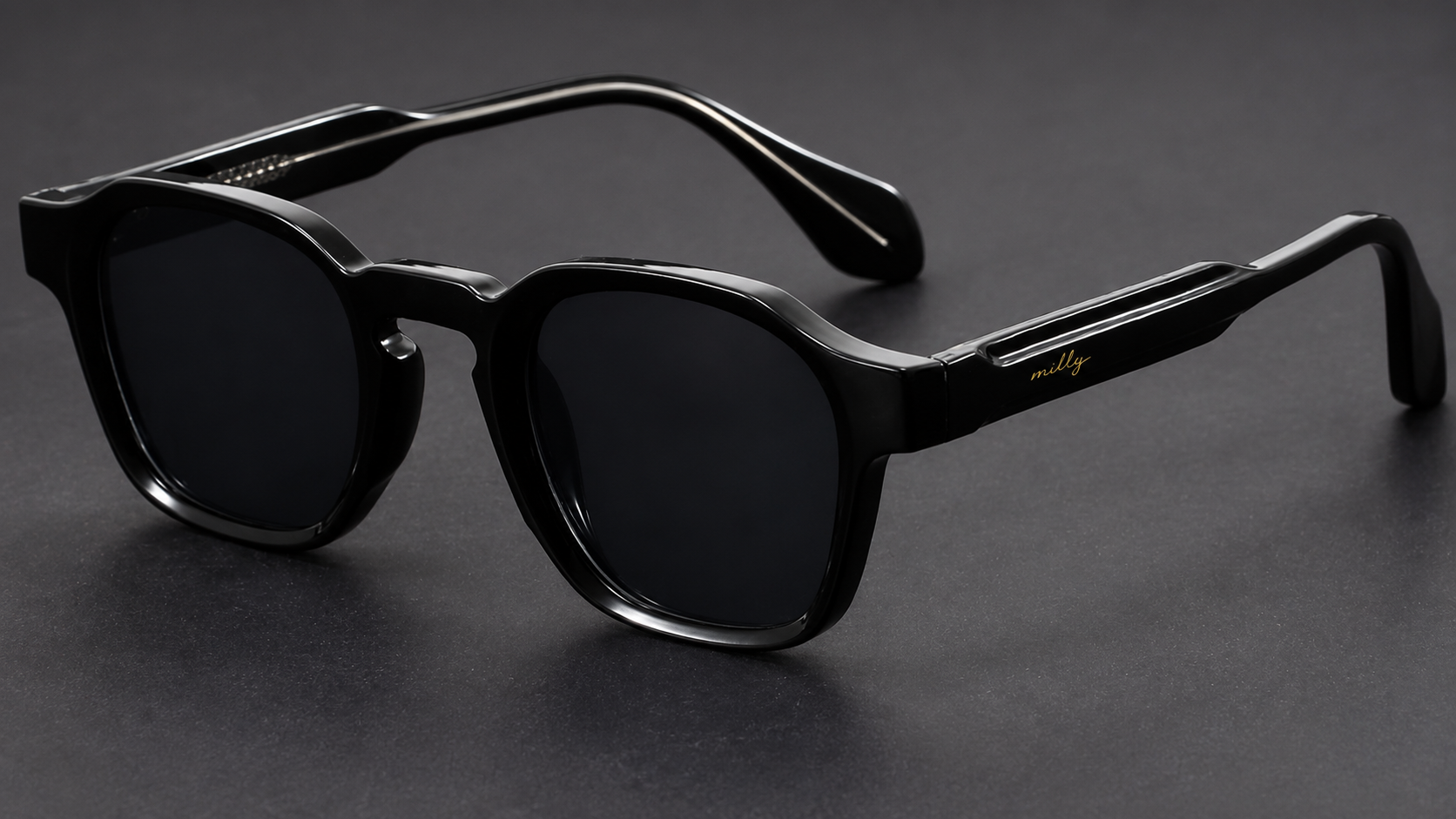 Midnight black sunglasses